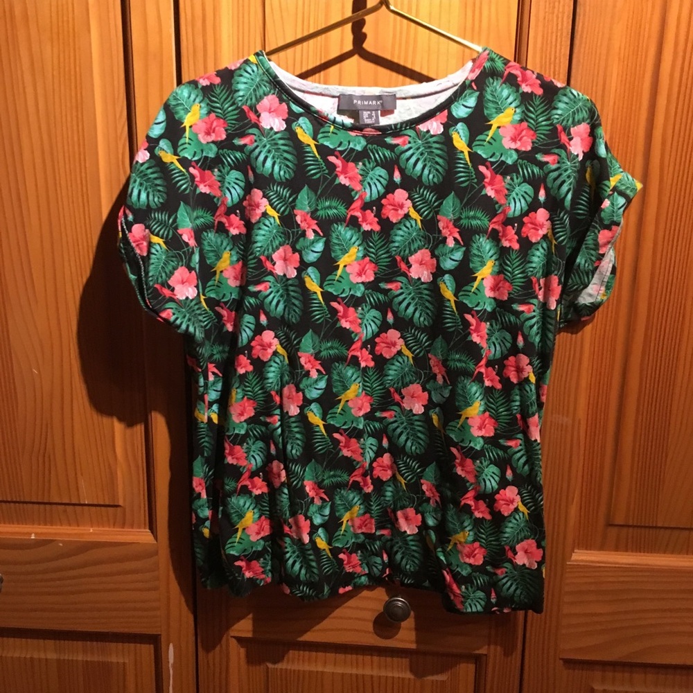 Tropical Print Top